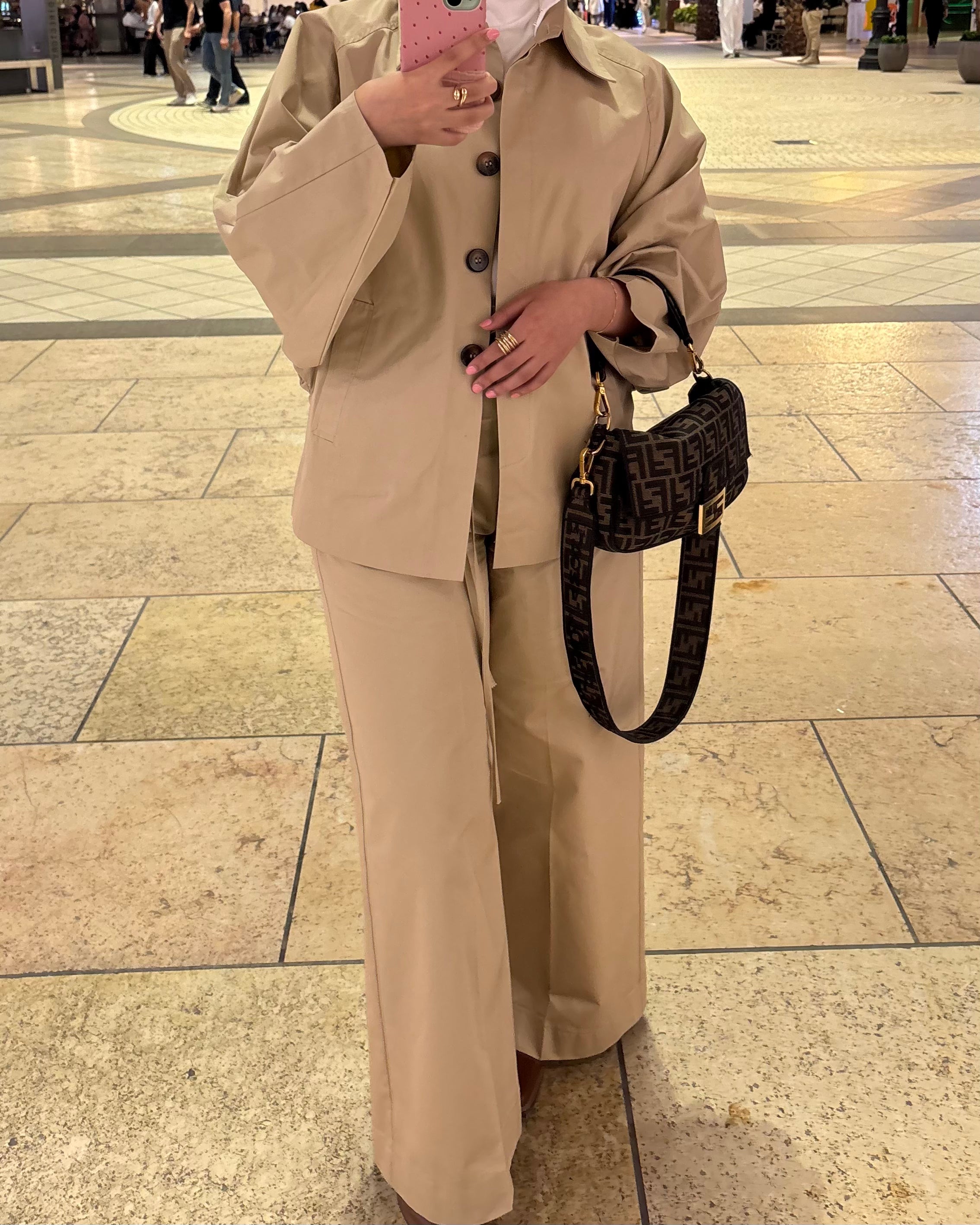 Trench coat set